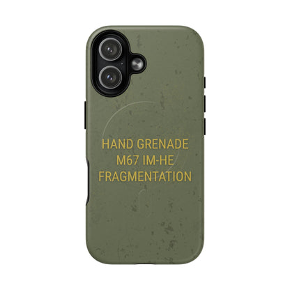 K-Factor Supply Co M67 IM-HE Frag Tough Magnetic iPhone Case iPhone 17