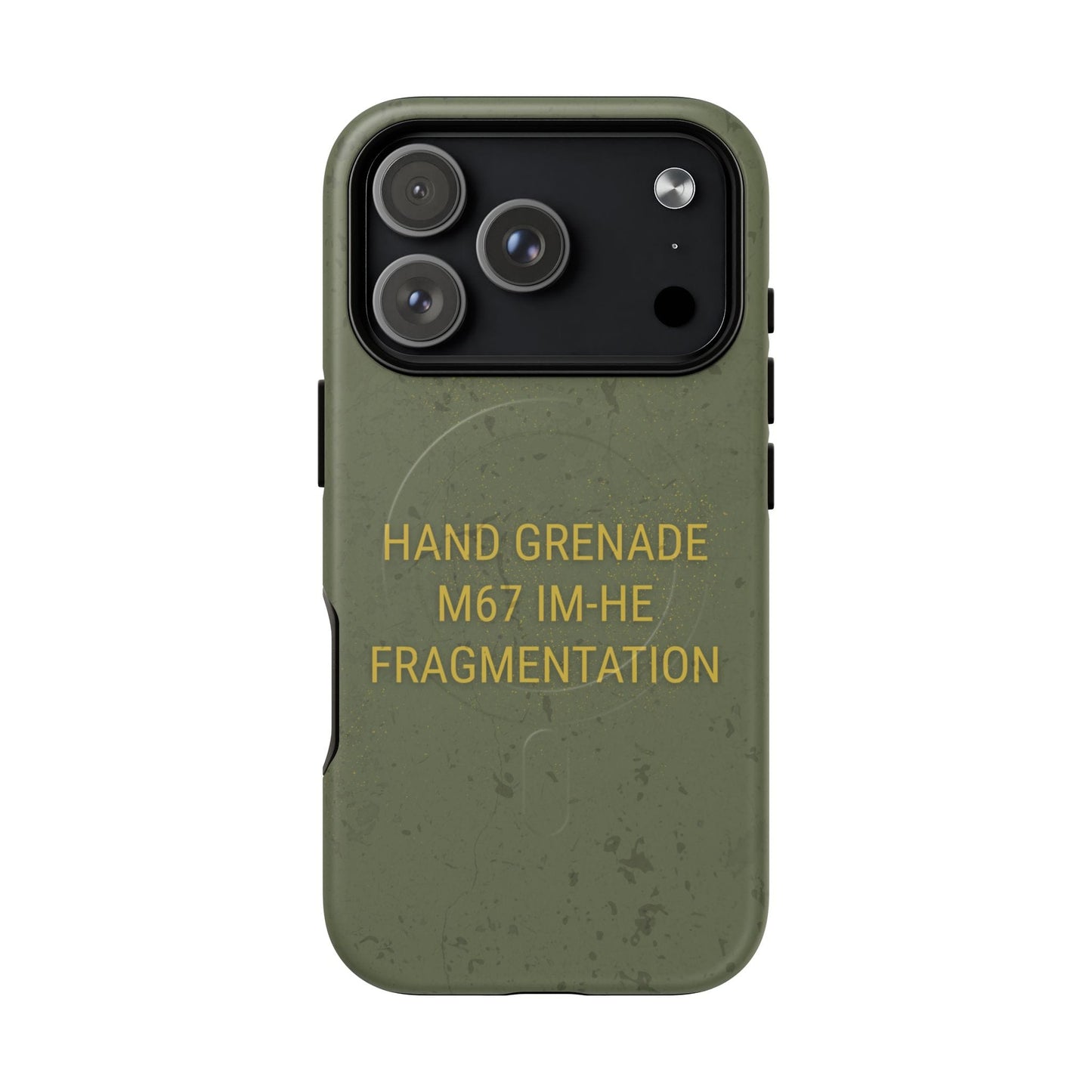 K-Factor Supply Co M67 IM-HE Frag Tough Magnetic iPhone Case iPhone 17 Pro