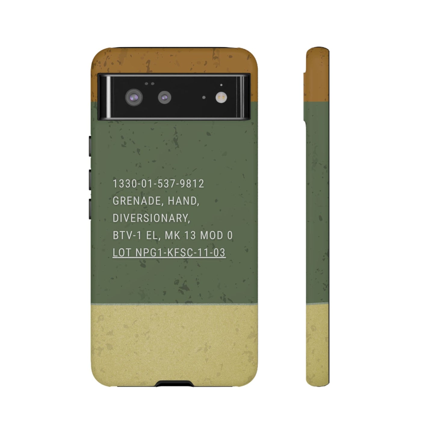 K-Factor Supply Co Mk 13 Mod 0 Flashbang Tough Android Case Google Pixel 6