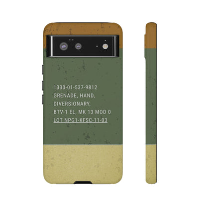 K-Factor Supply Co Mk 13 Mod 0 Flashbang Tough Android Case Google Pixel 6