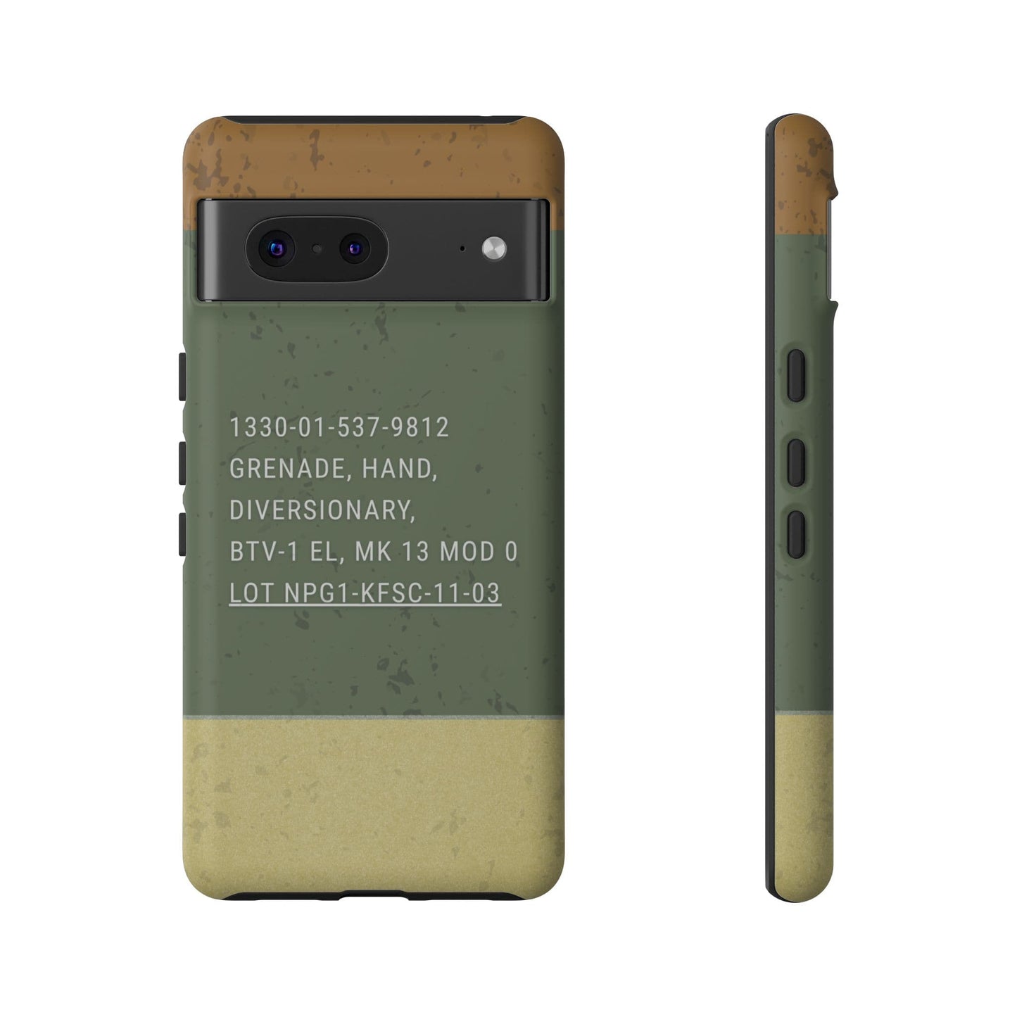 K-Factor Supply Co Mk 13 Mod 0 Flashbang Tough Android Case Google Pixel 7