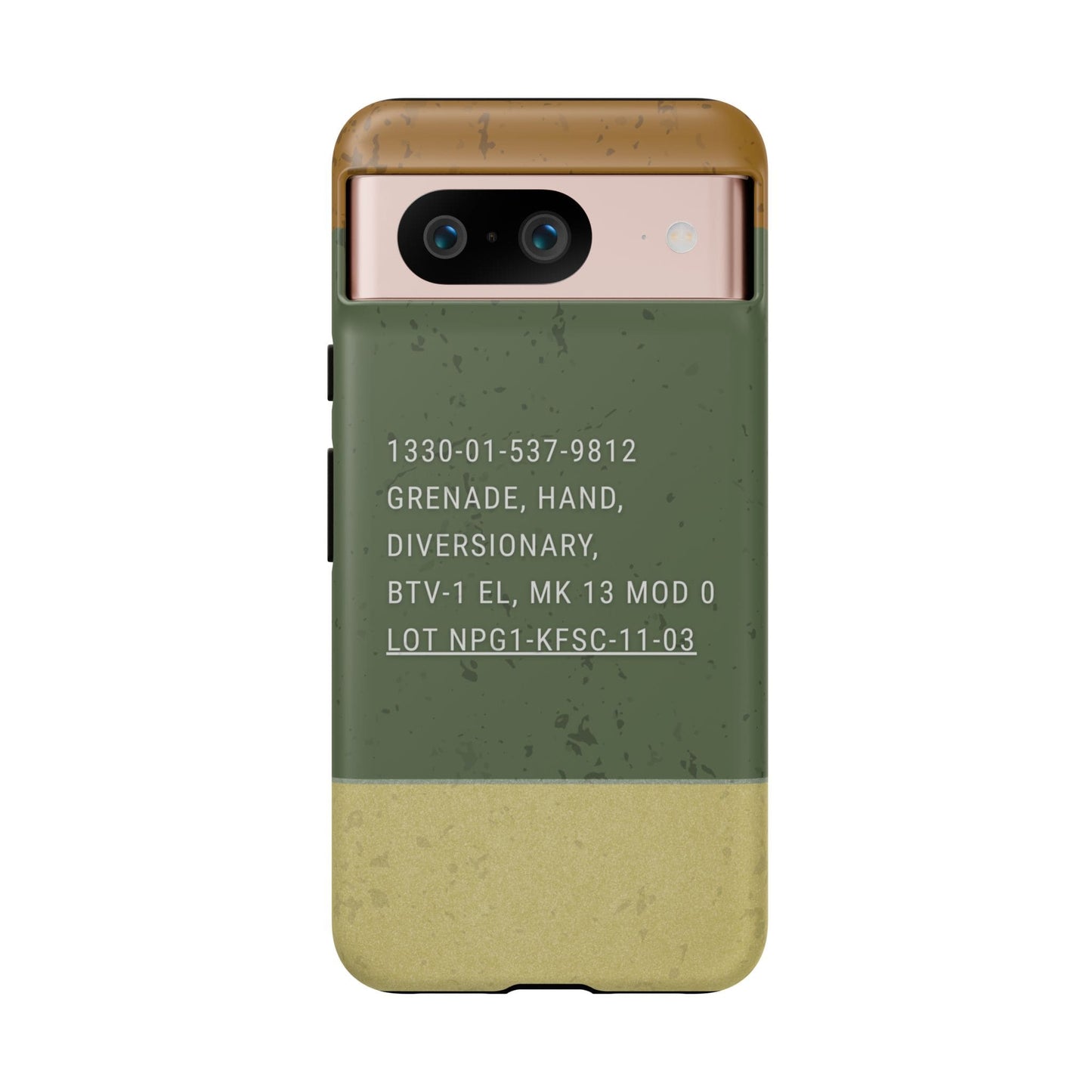 K-Factor Supply Co Mk 13 Mod 0 Flashbang Tough Android Case Google Pixel 8
