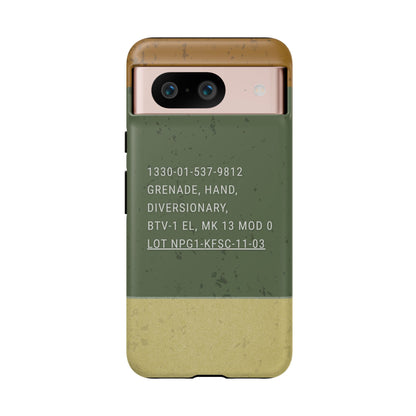 K-Factor Supply Co Mk 13 Mod 0 Flashbang Tough Android Case Google Pixel 8