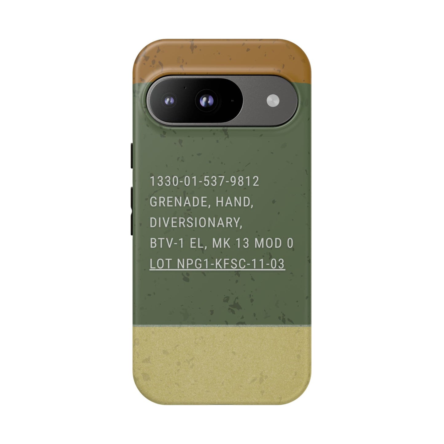 K-Factor Supply Co Mk 13 Mod 0 Flashbang Tough Android Case Google Pixel 9