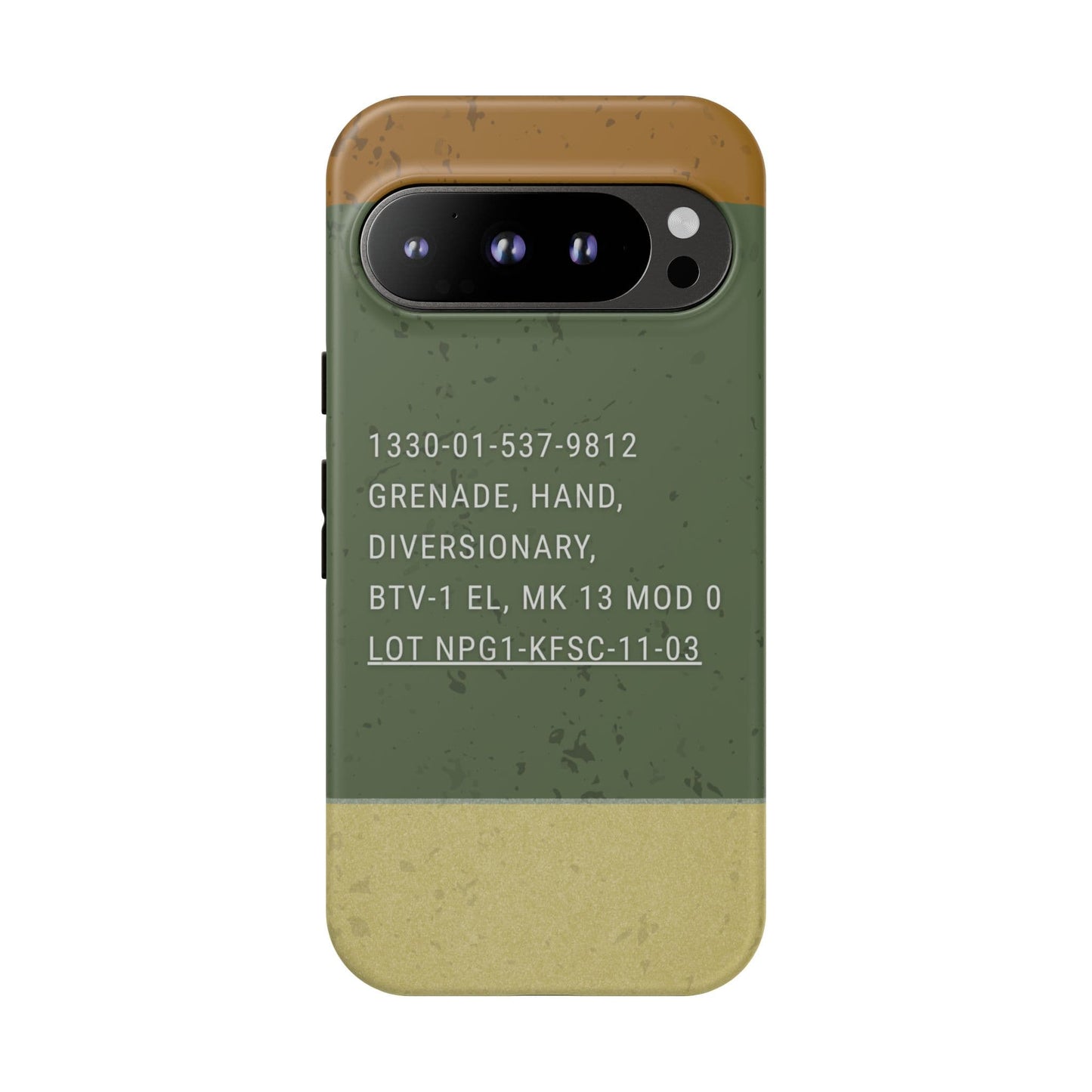 K-Factor Supply Co Mk 13 Mod 0 Flashbang Tough Android Case Google Pixel 9 Pro
