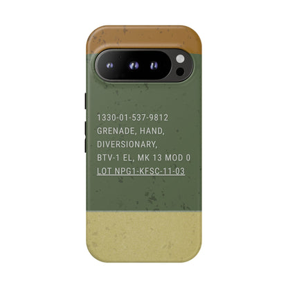 K-Factor Supply Co Mk 13 Mod 0 Flashbang Tough Android Case Google Pixel 9 Pro