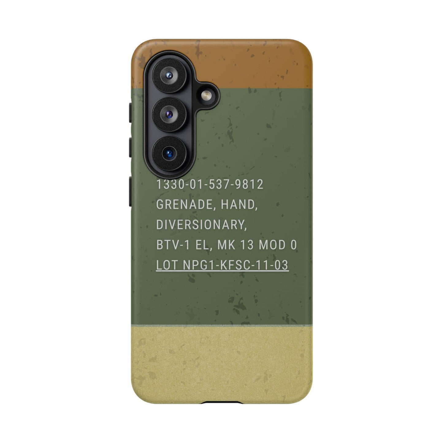 K-Factor Supply Co Mk 13 Mod 0 Flashbang Tough Android Case Samsung Galaxy S26