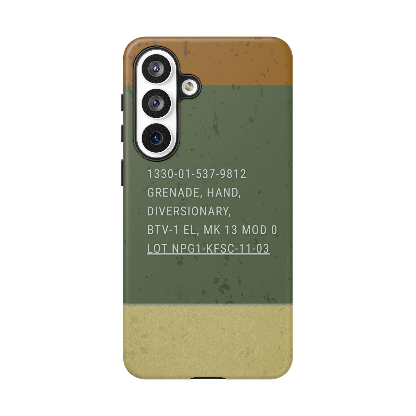K-Factor Supply Co Mk 13 Mod 0 Flashbang Tough Android Case Samsung Galaxy S26 Plus