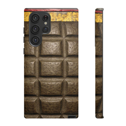 K-Factor Supply Co Mk 2 Pineapple Grenade Tough Android Case Samsung Galaxy S22 Ultra / Matte
