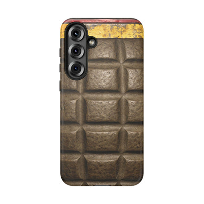 K-Factor Supply Co Mk 2 Pineapple Grenade Tough Android Case Samsung Galaxy S25 Plus / Matte