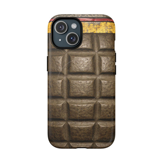 K-Factor Supply Co Mk 2 Pineapple Grenade Tough Magnetic iPhone Case iPhone 15 / Matte