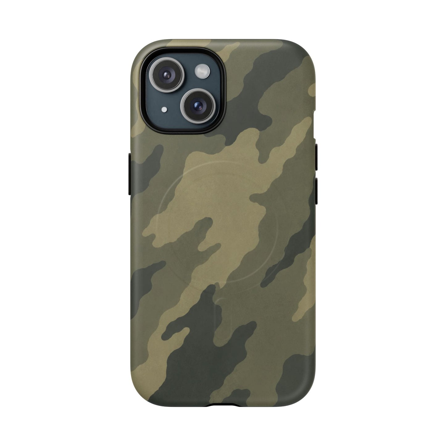 K-Factor Supply Co Moss SEA Camo Tough Magnetic iPhone Case iPhone 15