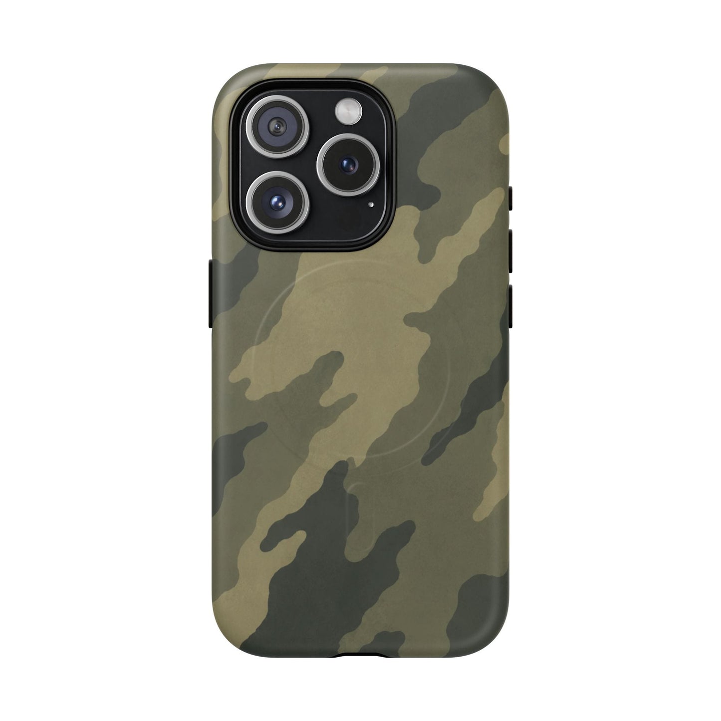 K-Factor Supply Co Moss SEA Camo Tough Magnetic iPhone Case iPhone 15 Pro