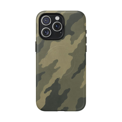 K-Factor Supply Co Moss SEA Camo Tough Magnetic iPhone Case iPhone 15 Pro Max