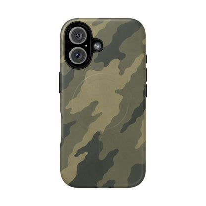 K-Factor Supply Co Moss SEA Camo Tough Magnetic iPhone Case iPhone 16