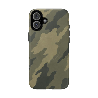 K-Factor Supply Co Moss SEA Camo Tough Magnetic iPhone Case iPhone 16 Plus