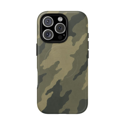 K-Factor Supply Co Moss SEA Camo Tough Magnetic iPhone Case iPhone 16 Pro