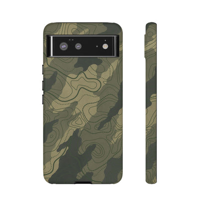 K-Factor Supply Co Moss SEA Topo Tough Android Case Google Pixel 6 / Matte