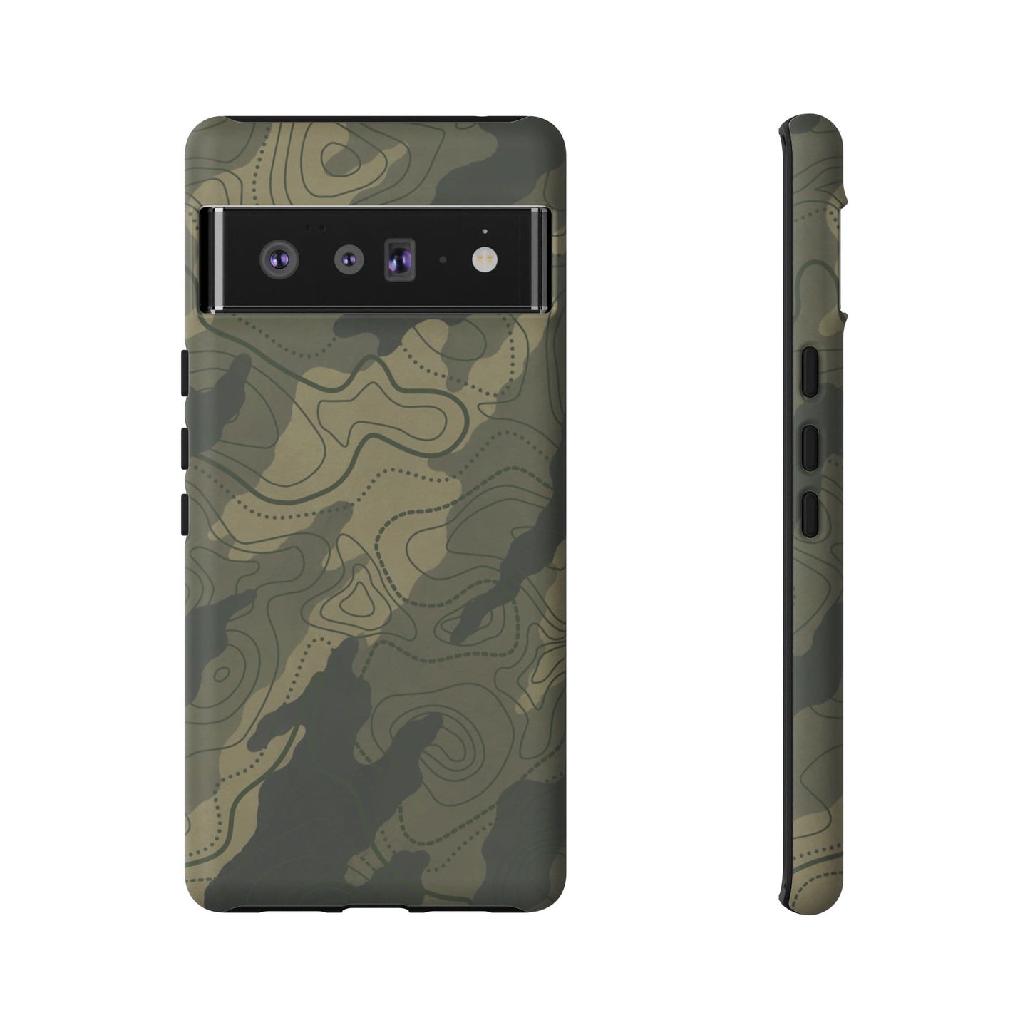 K-Factor Supply Co Moss SEA Topo Tough Android Case Google Pixel 6 Pro / Matte