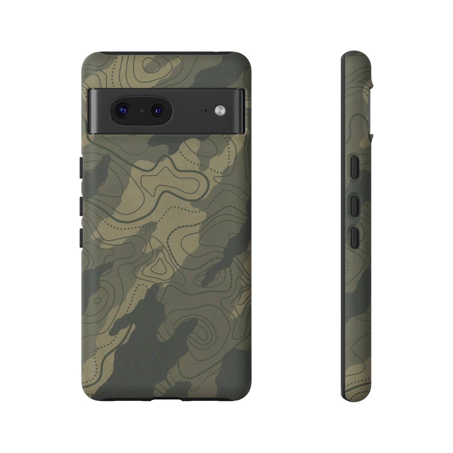 K-Factor Supply Co Moss SEA Topo Tough Android Case Google Pixel 7 / Matte