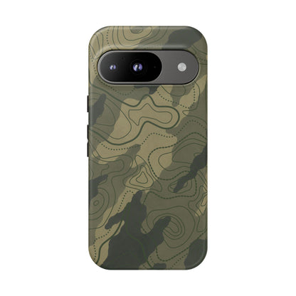 K-Factor Supply Co Moss SEA Topo Tough Android Case Google Pixel 9 / Matte