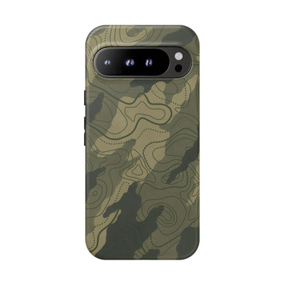 K-Factor Supply Co Moss SEA Topo Tough Android Case Google Pixel 9 Pro XL / Matte
