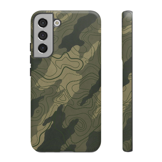 K-Factor Supply Co Moss SEA Topo Tough Android Case Samsung Galaxy S22 Plus / Matte