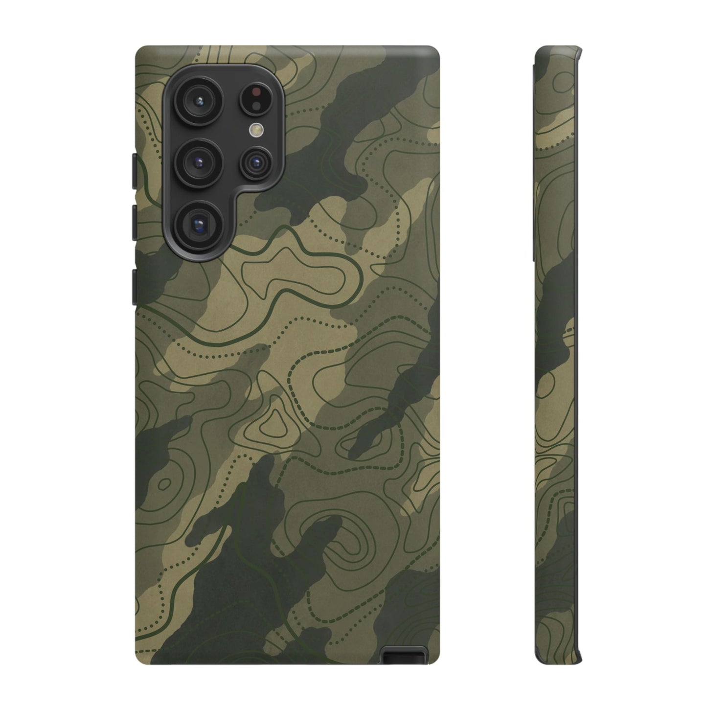 K-Factor Supply Co Moss SEA Topo Tough Android Case Samsung Galaxy S22 Ultra / Matte