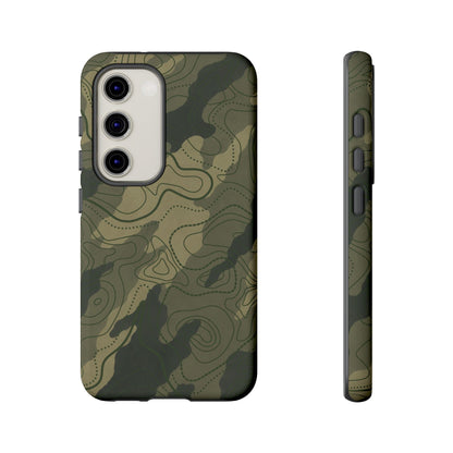 K-Factor Supply Co Moss SEA Topo Tough Android Case Samsung Galaxy S23 / Matte