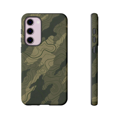 K-Factor Supply Co Moss SEA Topo Tough Android Case Samsung Galaxy S23 Plus / Matte