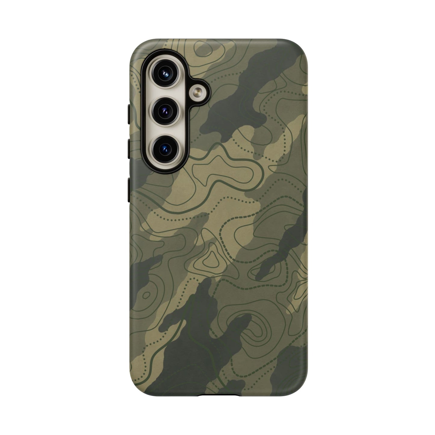 K-Factor Supply Co Moss SEA Topo Tough Android Case Samsung Galaxy S24 / Matte