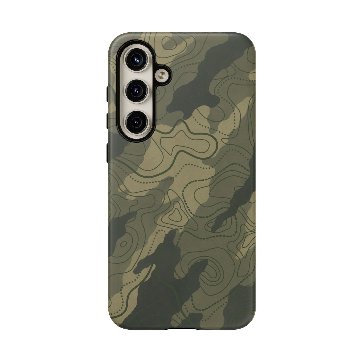 K-Factor Supply Co Moss SEA Topo Tough Android Case Samsung Galaxy S24 Plus / Matte