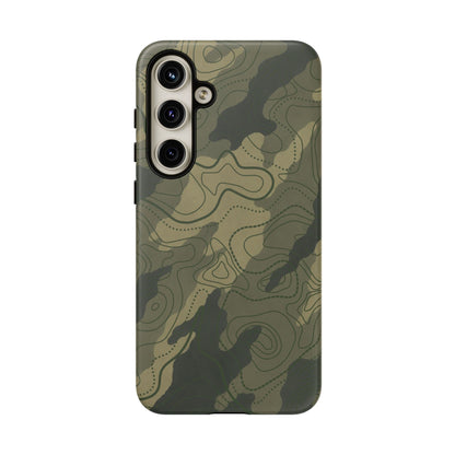 K-Factor Supply Co Moss SEA Topo Tough Android Case Samsung Galaxy S24 Plus / Matte