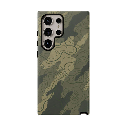 K-Factor Supply Co Moss SEA Topo Tough Android Case Samsung Galaxy S24 Ultra / Matte
