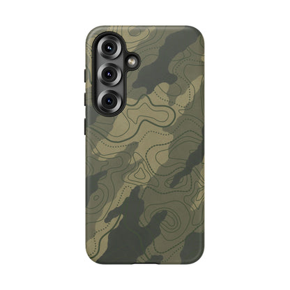 K-Factor Supply Co Moss SEA Topo Tough Android Case Samsung Galaxy S25 / Matte