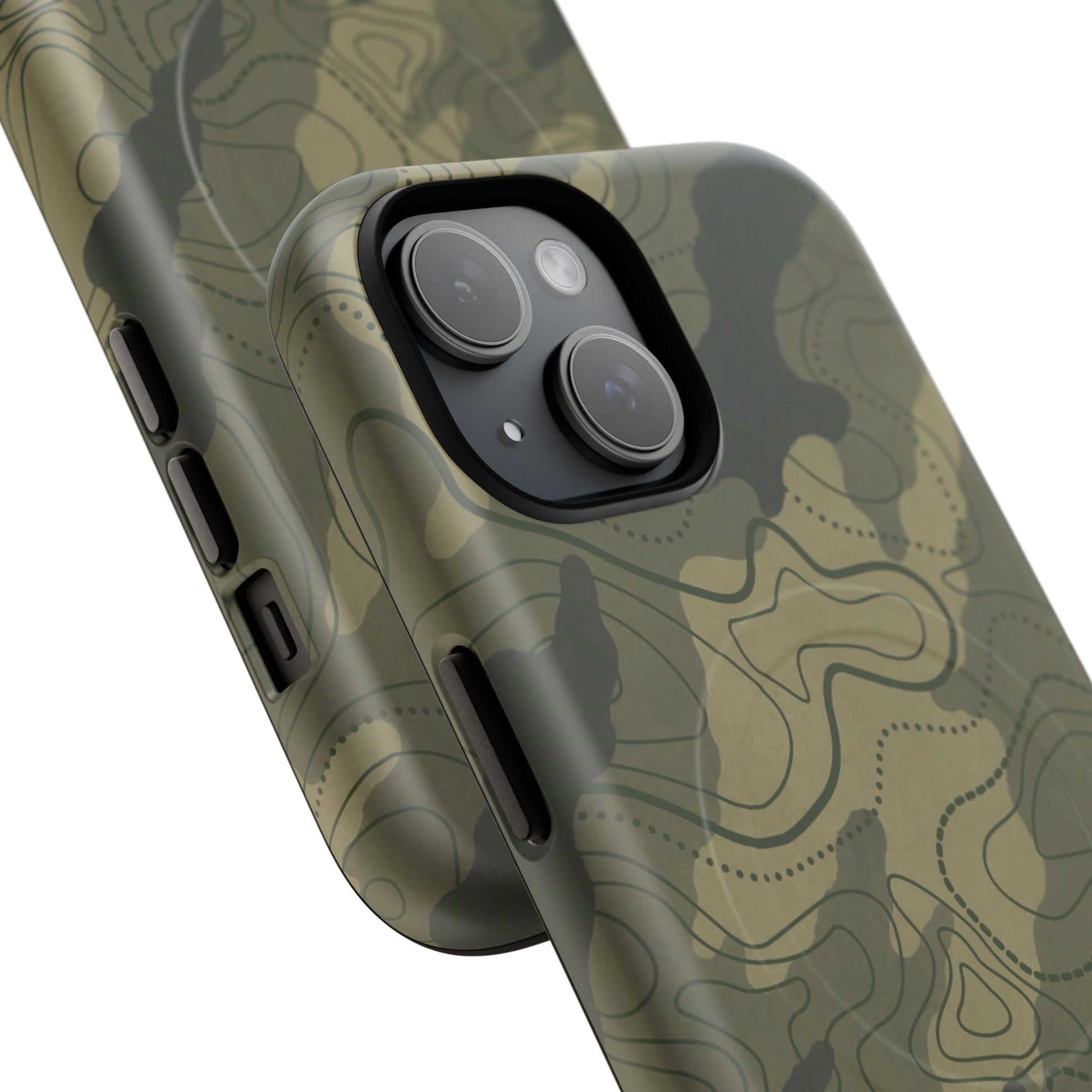 K-Factor Supply Co Moss SEA Topo Tough Magnetic iPhone Case