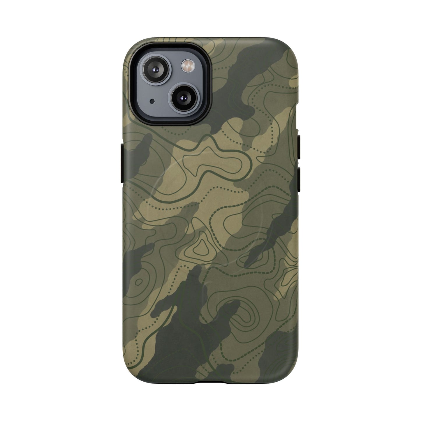K-Factor Supply Co Moss SEA Topo Tough Magnetic iPhone Case iPhone 14