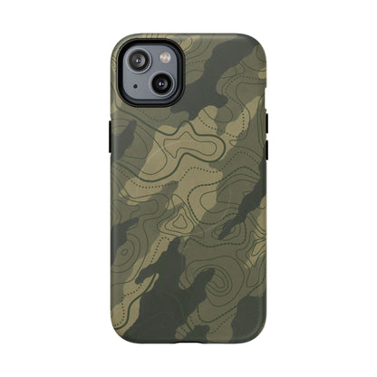 K-Factor Supply Co Moss SEA Topo Tough Magnetic iPhone Case iPhone 14 Plus