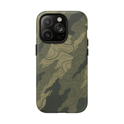 K-Factor Supply Co Moss SEA Topo Tough Magnetic iPhone Case iPhone 14 Pro