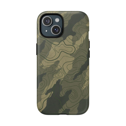 K-Factor Supply Co Moss SEA Topo Tough Magnetic iPhone Case iPhone 15