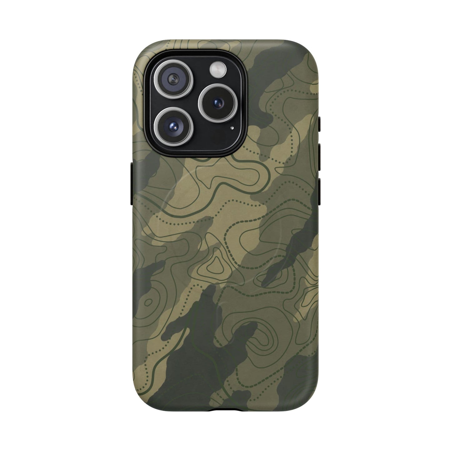 K-Factor Supply Co Moss SEA Topo Tough Magnetic iPhone Case iPhone 15 Pro