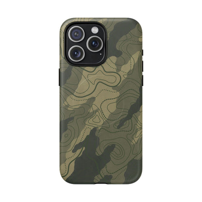 K-Factor Supply Co Moss SEA Topo Tough Magnetic iPhone Case iPhone 15 Pro Max