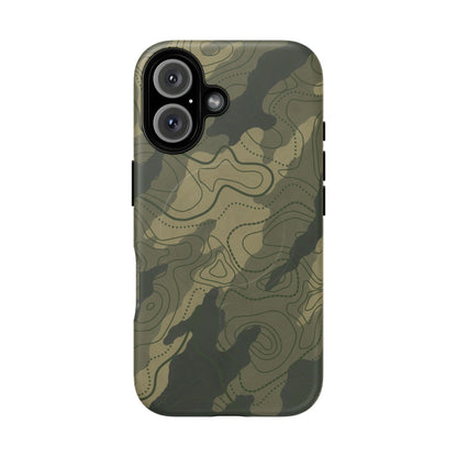 K-Factor Supply Co Moss SEA Topo Tough Magnetic iPhone Case iPhone 16