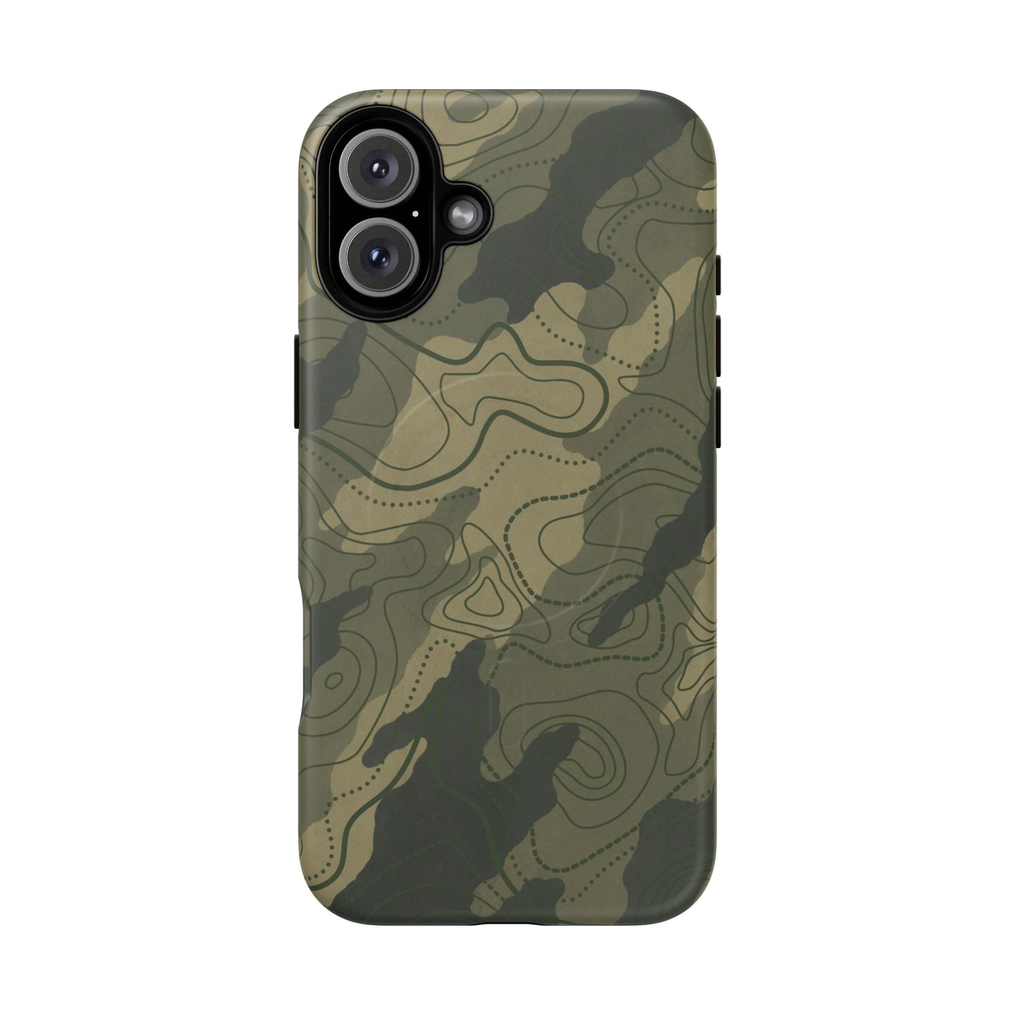 K-Factor Supply Co Moss SEA Topo Tough Magnetic iPhone Case iPhone 16 Plus