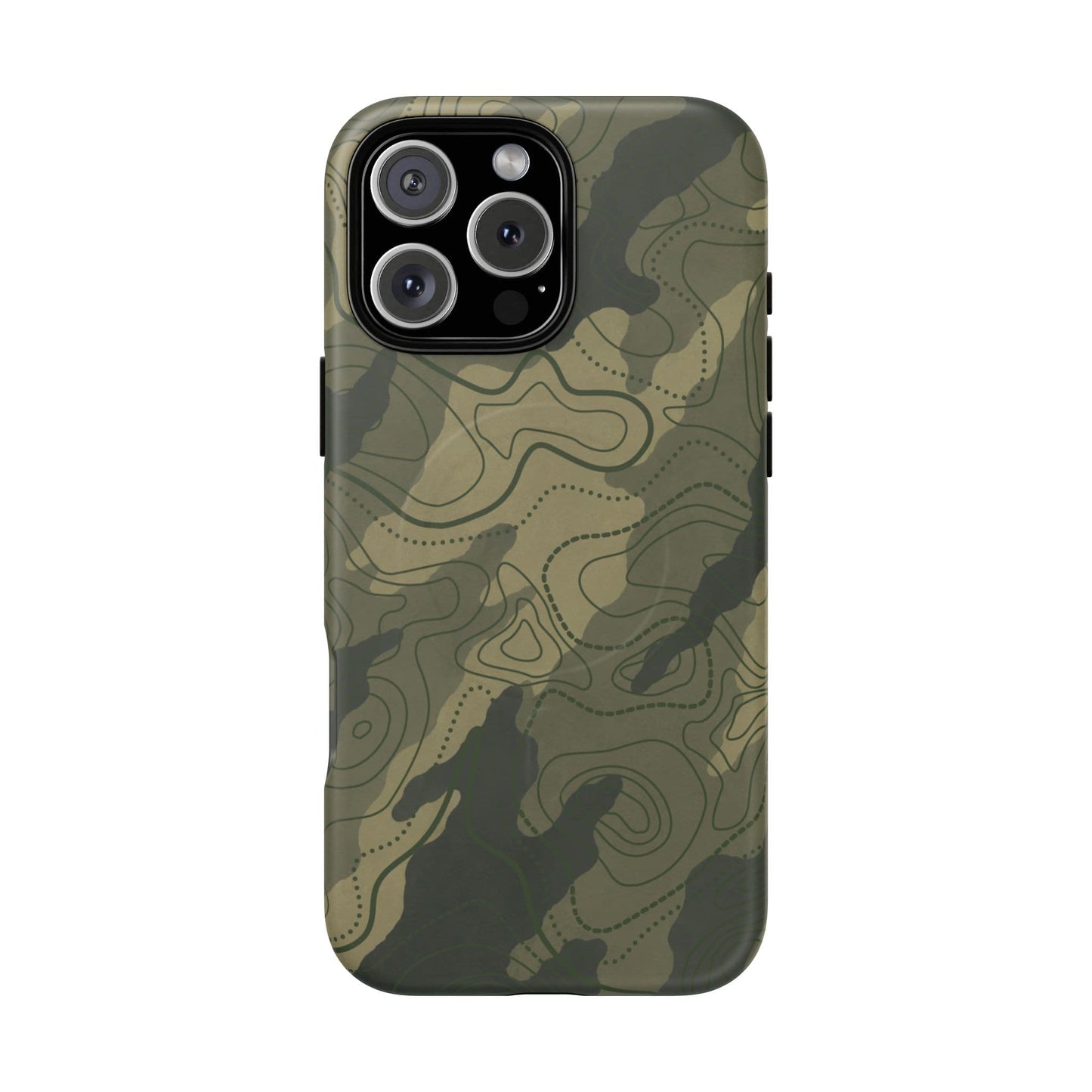 K-Factor Supply Co Moss SEA Topo Tough Magnetic iPhone Case iPhone 16 Pro Max
