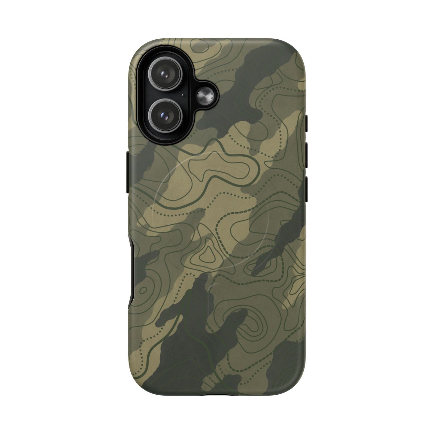 K-Factor Supply Co Moss SEA Topo Tough Magnetic iPhone Case iPhone 17