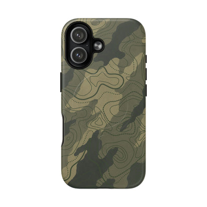 K-Factor Supply Co Moss SEA Topo Tough Magnetic iPhone Case iPhone 17