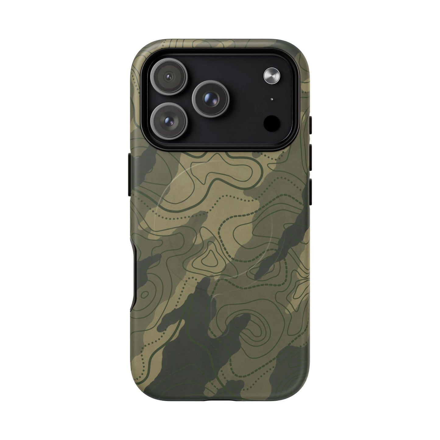 K-Factor Supply Co Moss SEA Topo Tough Magnetic iPhone Case iPhone 17 Pro