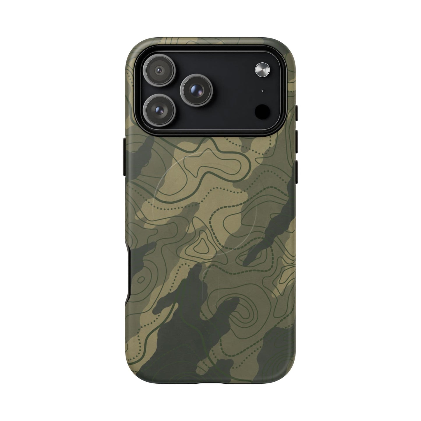 K-Factor Supply Co Moss SEA Topo Tough Magnetic iPhone Case iPhone 17 Pro Max