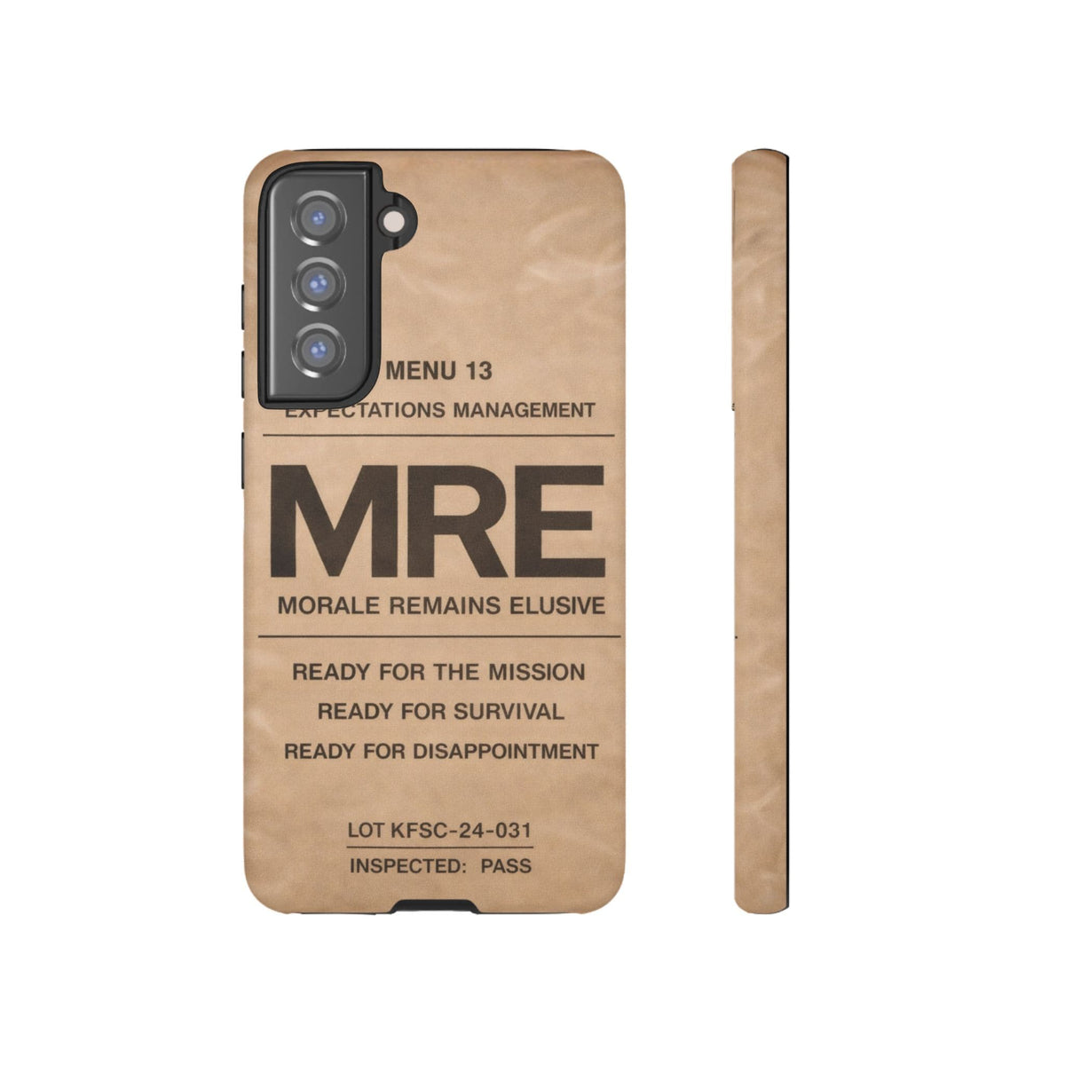K-Factor Supply Co MRE Tough Android Case Samsung Galaxy S21 FE / Matte